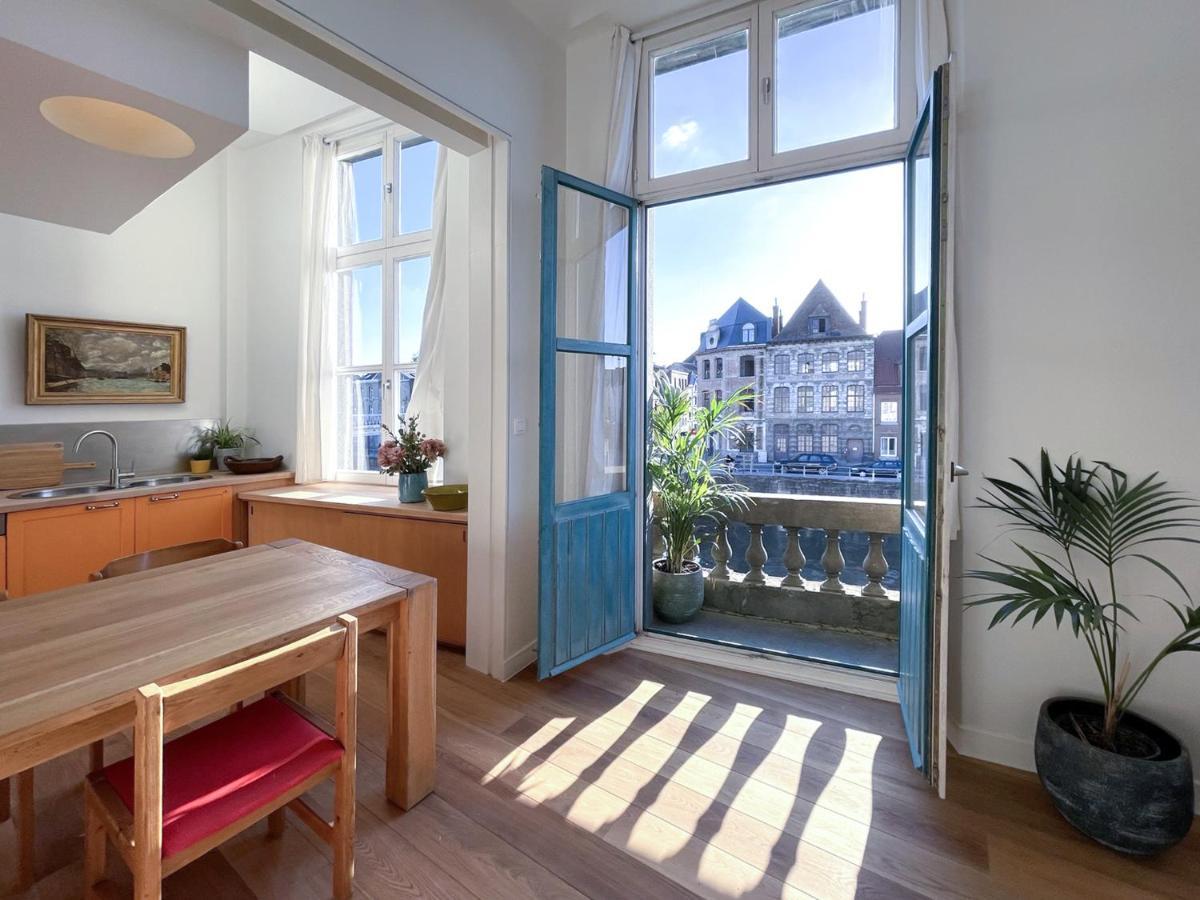 Appartement Spacieux & Calme Avec Vue Sur L'Escaut トゥルネー エクステリア 写真